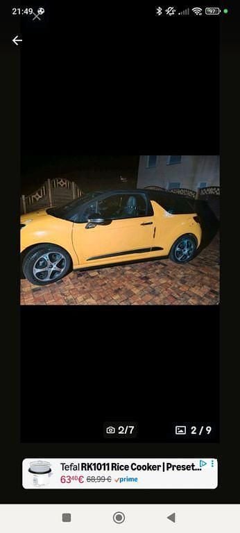 Gebraucht Citroën DS3 Sport Chic 156 PS (114 kW) 2011 Gelb Kleinwagen