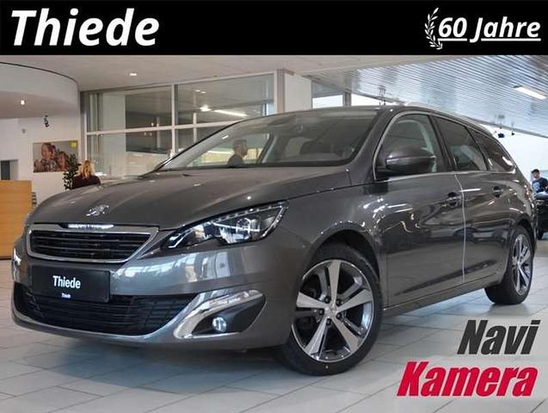 Grau Gebraucht 2017 Peugeot 308 SW Allure Kombi | 9.950 € - Bild 1/1