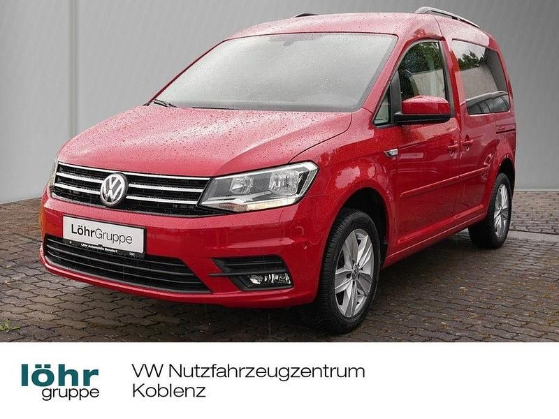 Kirschrot Gebraucht 2018 VW Caddy Comfortline Van / Kleinbus | 18.280 € (Guter Preis) - Bild 1/4