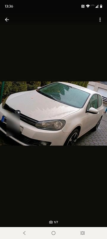 Weiß Gebraucht 2009 VW Golf VI Limousine | 4.500 € (Fairer Preis) - Bild 1/4