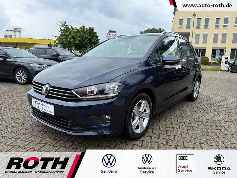 Blau Gebraucht 2014 VW Golf Sportsvan Comfortline Van / Kleinbus | 12.990 € (Fairer Preis) - Bild 1/4