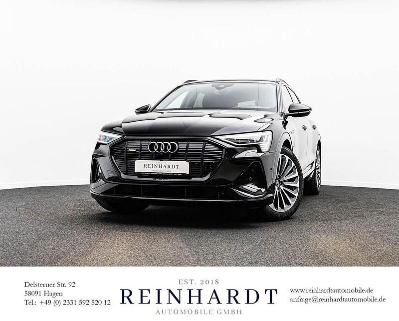 Mythosschwarz metallic Gebraucht 2022 Audi e-tron S-Line SUV | 36.315 € (Fairer Preis) - Bild 1/3
