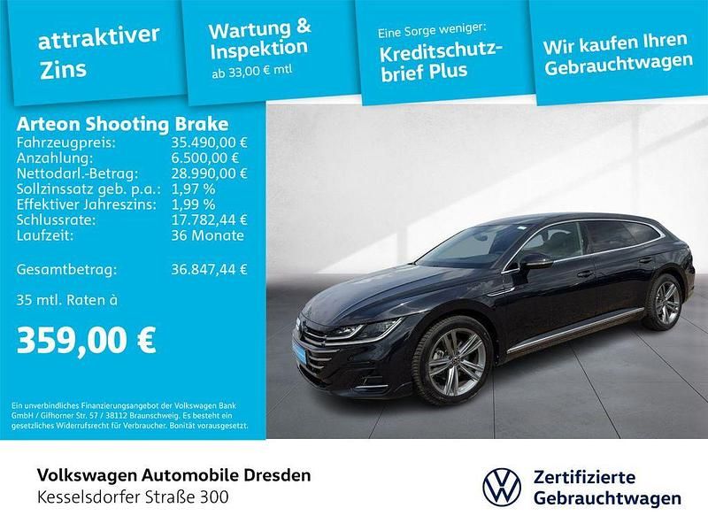 Schwarz Gebraucht 2024 VW Arteon R-line Limousine | 35.490 € (Fairer Preis) - Bild 1/4