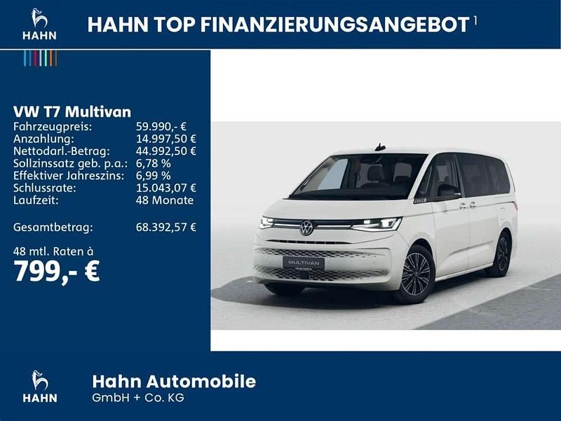 Nuova VW Multivan 150 CV (110 kW) 2025 Bianco Monovolume