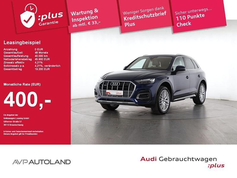 Navarrablau (metallic) Gebraucht 2024 Audi Q5 Ambiente SUV | 44.900 € (Guter Preis) - Bild 1/4
