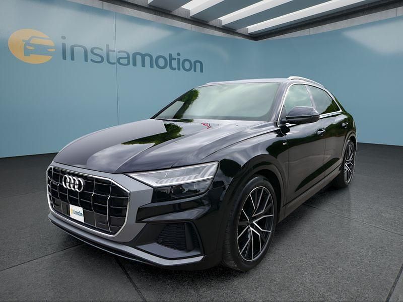Schwarz Gebraucht 2022 Audi Q8 SUV | 69.449 € (Teuer) - Bild 1/4