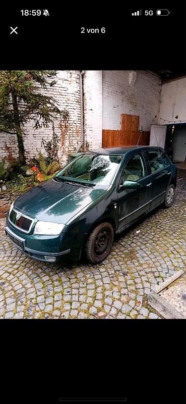 Gebraucht Skoda Fabia 75 PS (55 kW) 2000 Grün Kleinwagen