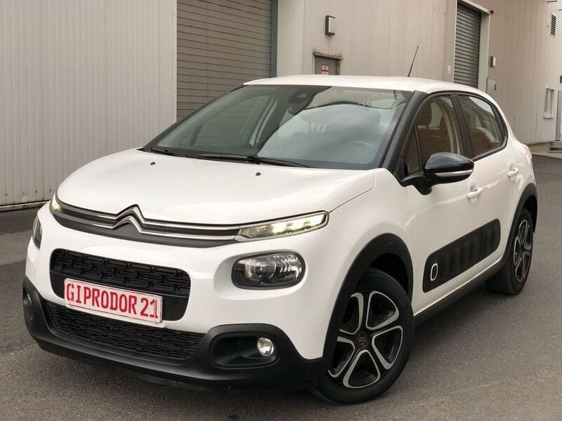 Weiß Gebraucht 2019 Citroën C3 Kleinwagen | 11.305 € (Guter Preis) - Bild 1/4