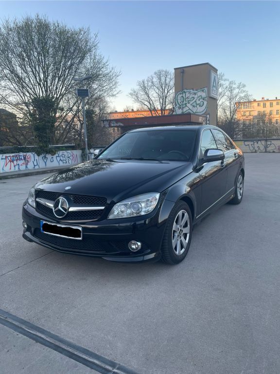 Schwarz Gebraucht 2008 Mercedes C200 AMG Limousine | 6.300 € (Guter Preis) - Bild 1/4