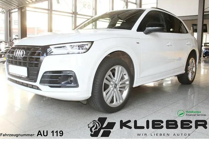 Gletscherweiß metallic Gebraucht 2020 Audi Q5 S-Line SUV | 33.470 € (Superpreis) - Bild 1/4