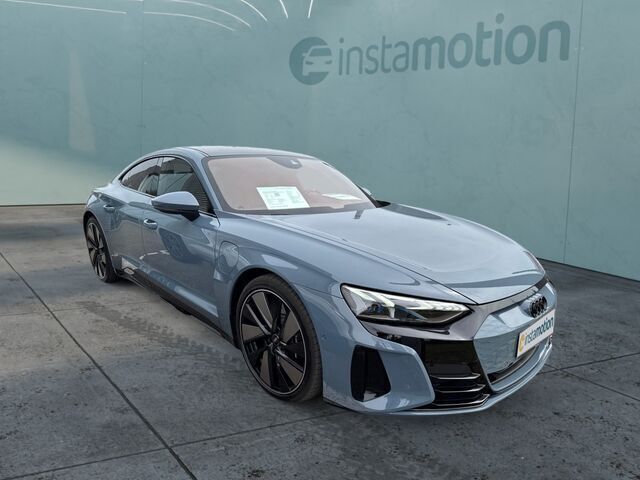 Grau Gebraucht 2022 Audi e-tron GT quattro Limousine | 60.790 € (Teuer) - Bild 1/2