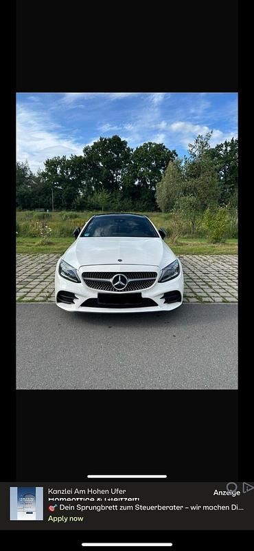 Gebraucht Mercedes C300 AMG line 258 PS (189 kW) 2019 Weiß Coupé