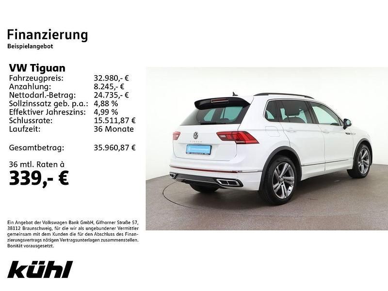 Gebraucht VW Tiguan R-line 150 PS (110 kW) 2023 Pure white SUV