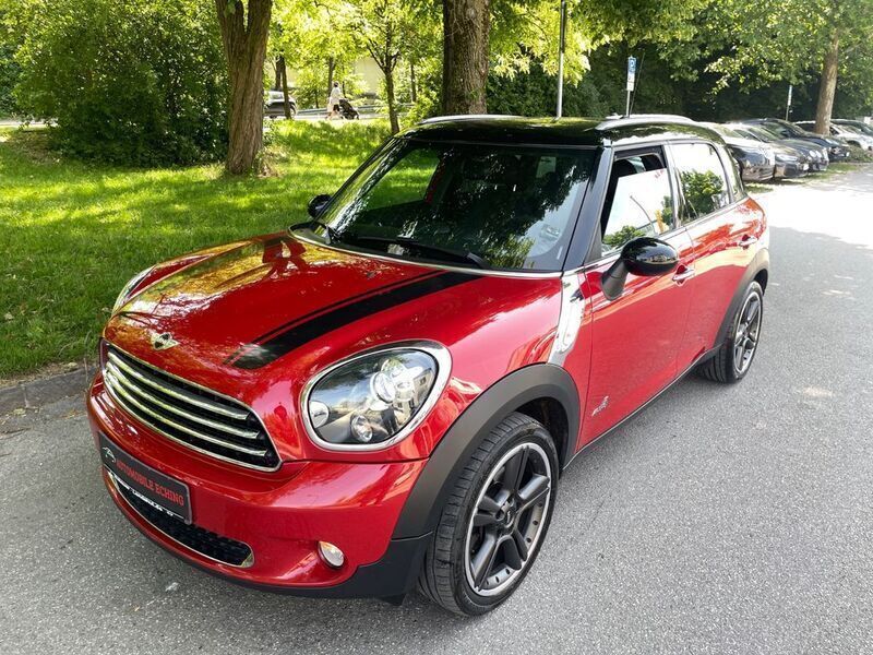 Blazing red metallic Gebraucht 2014 Mini Cooper D Countryman SUV | 9.900 € (Guter Preis) - Bild 1/4