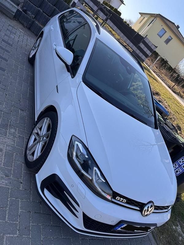 Gebraucht VW Golf VII GTD 184 PS (135 kW) 2018 Weiß Kombi