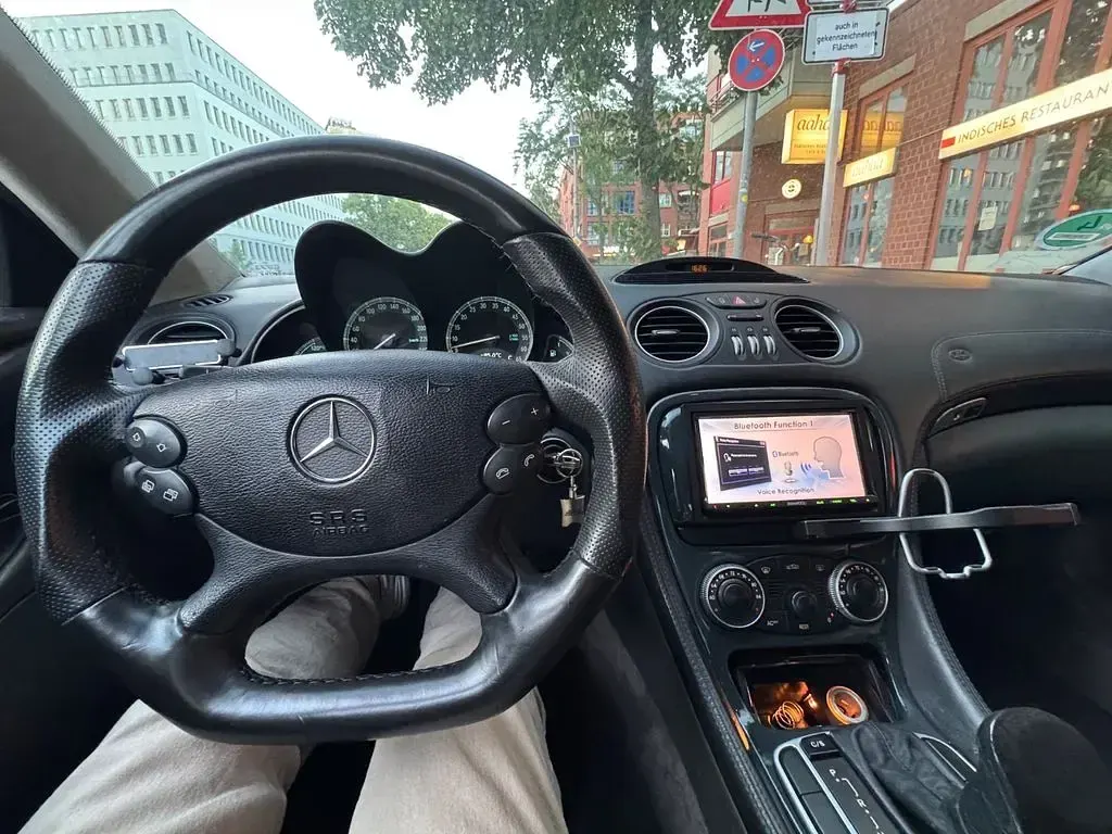 Gebraucht Mercedes SL600 500 PS (367 kW) 2004 Schwarz Cabrio