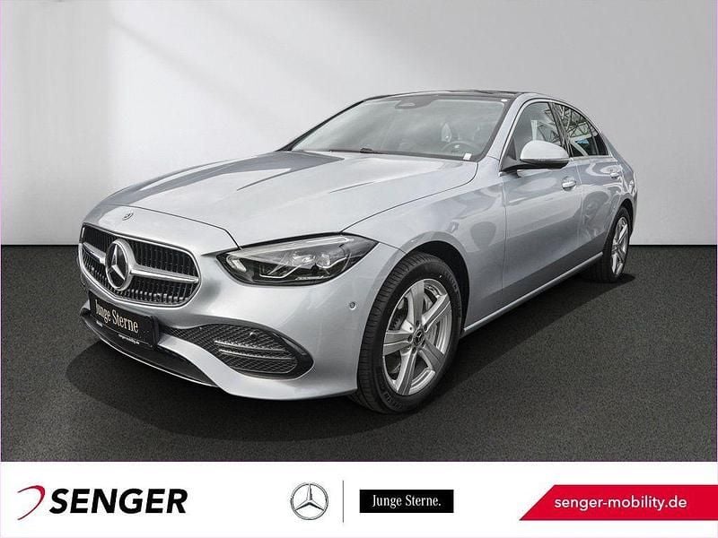 Lack hightechsilber Gebraucht 2024 Mercedes C300e Avantgarde Limousine | 41.120 € (Superpreis) - Bild 1/3