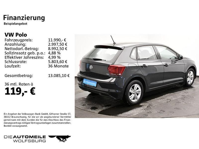 Gebraucht VW Polo Comfortline 90 PS (66 kW) 2019 Uranograu Limousine