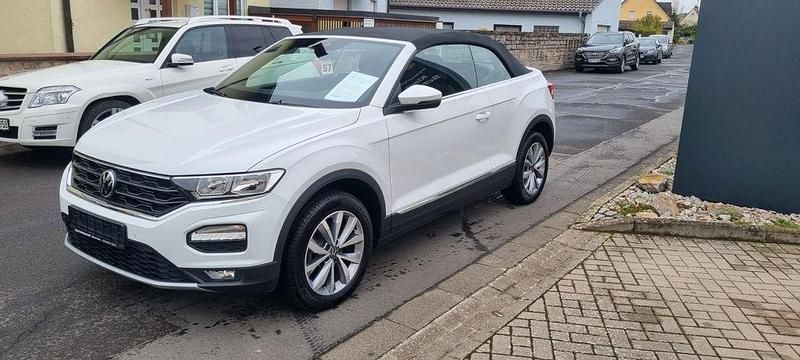 Gebraucht VW T-Roc Cabriolet Style 150 PS (110 kW) 2021 Weiß Cabrio