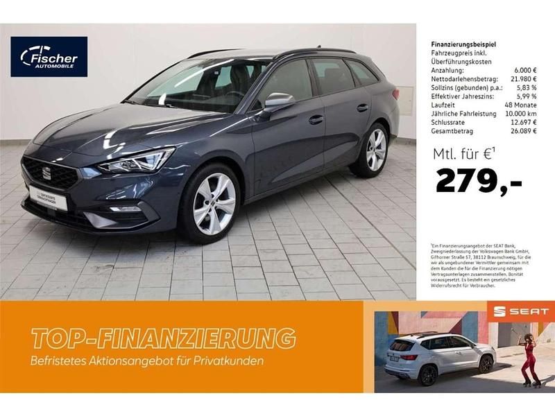 Grau Gebraucht 2022 Seat Leon FR Kombi | 27.480 € (Fairer Preis) - Bild 1/4