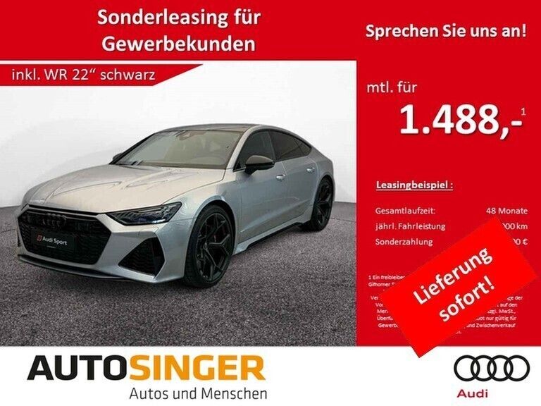 Silber Gebraucht 2022 Audi RS7 Kleinwagen | 142.980 € - Bild 1/4
