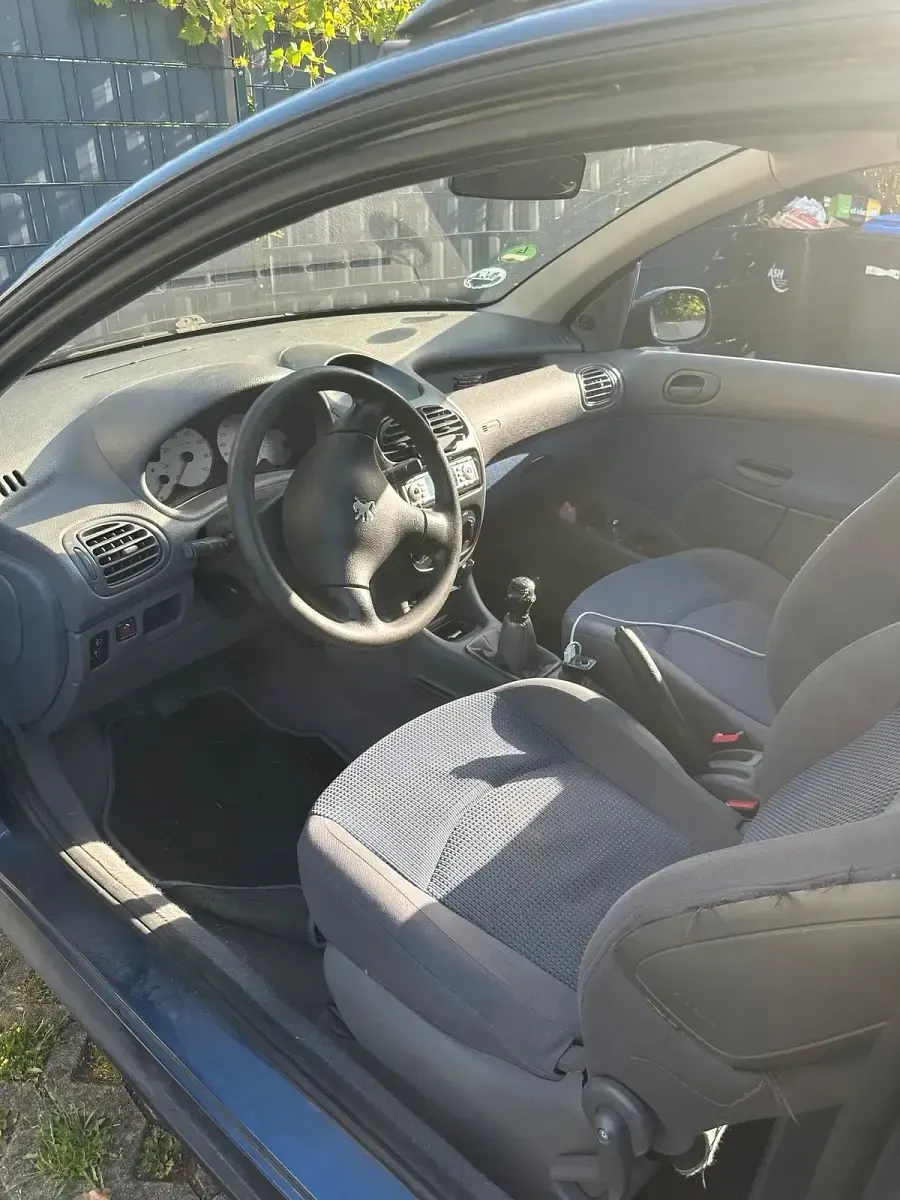 Gebraucht Peugeot 206 60 PS (44 kW) 2001 Blau Kleinwagen