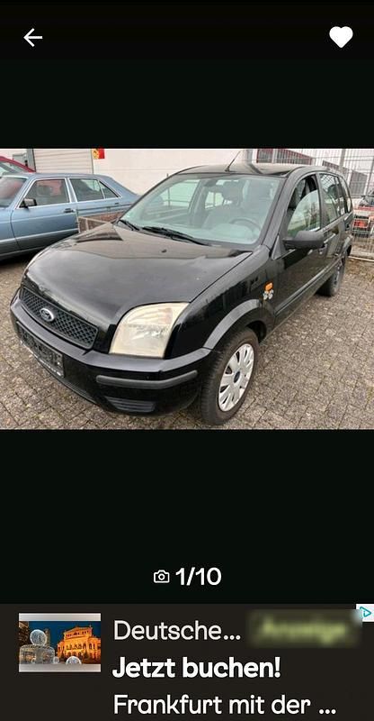 Schwarz Gebraucht 2005 Ford Fusion Kleinwagen | 1.950 € (Guter Preis) - Bild 1/4