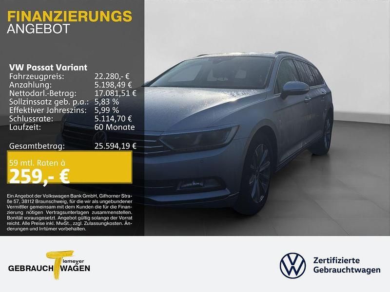 Gebraucht VW Passat Highline 190 PS (139 kW) 2018 Silber Kombi