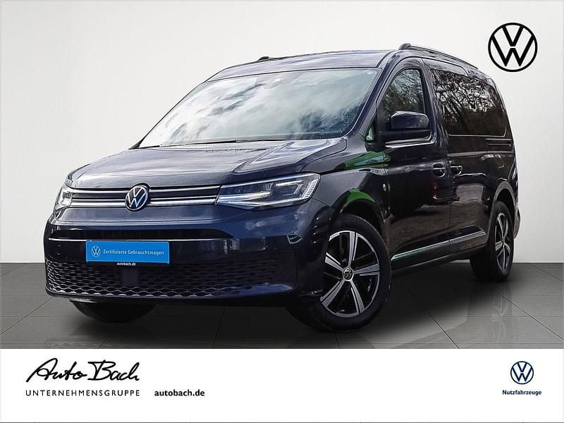 Gebraucht VW Caddy Maxi Style 122 PS (89 kW) 2022 Blau Van / Kleinbus