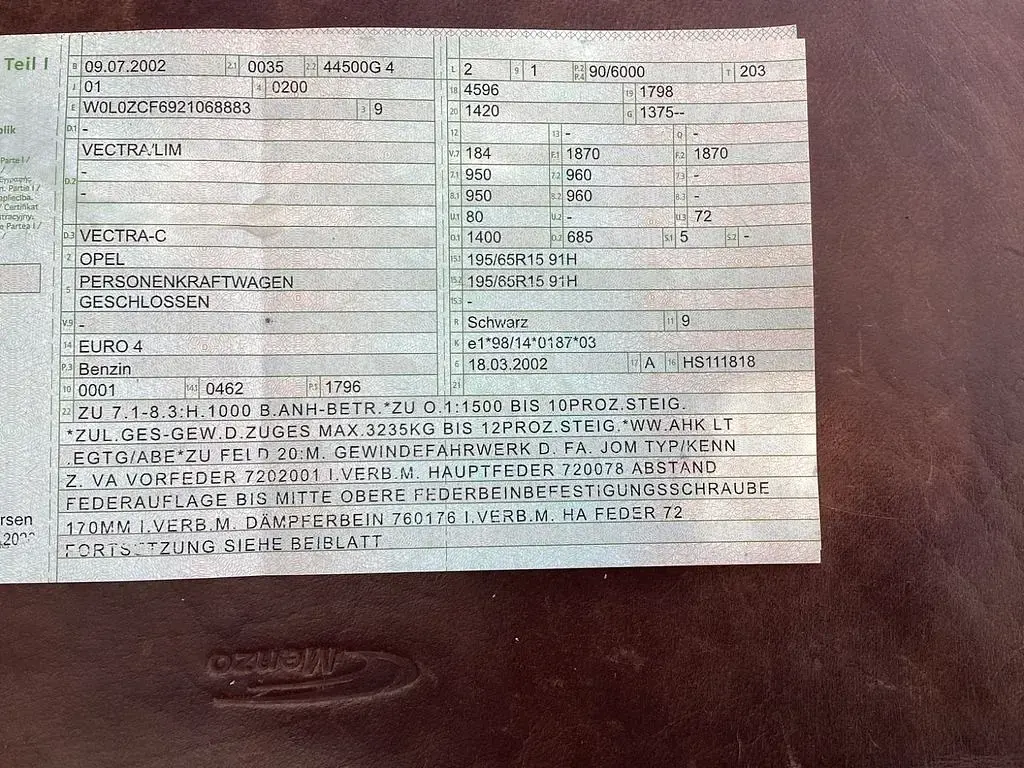 Gebraucht Opel Vectra 122 PS (89 kW) 2002 Blau Kombi