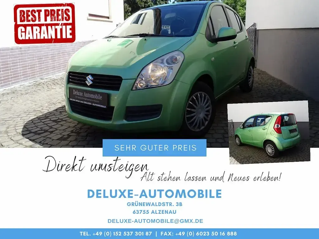 Usata Suzuki Splash 65 CV (47 kW) 2009 Verde Utilitaria
