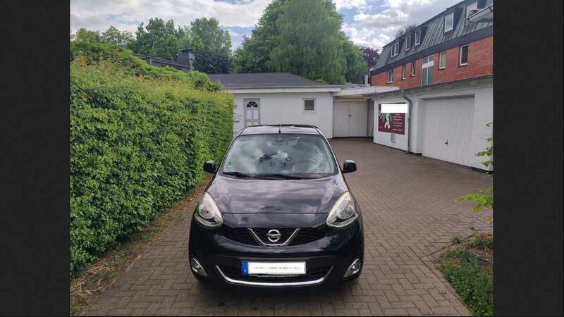 Schwarz Gebraucht 2013 Nissan Micra Acenta Kleinwagen | 3.050 € (Superpreis) - Bild 1/4