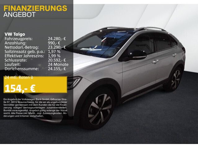 Silber Gebraucht 2024 VW Taigo Style SUV | 24.170 € (Fairer Preis) - Bild 1/3