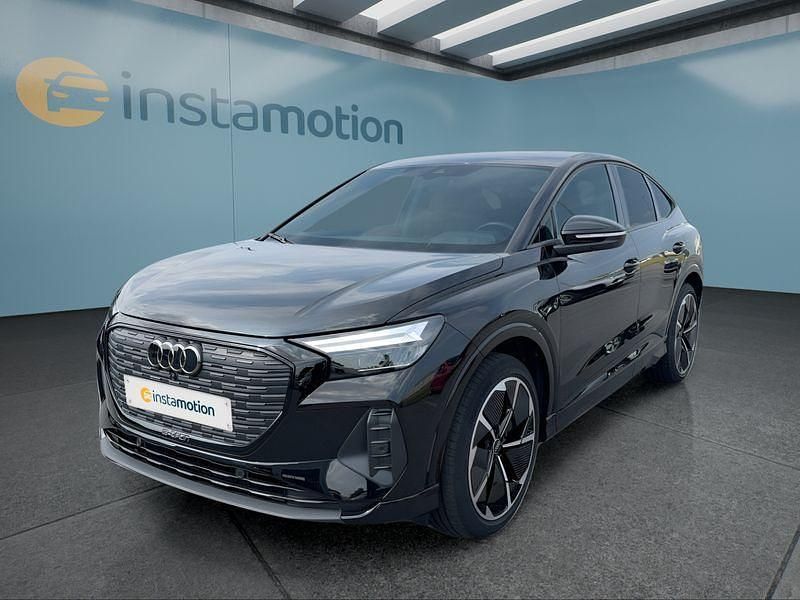 Schwarz Gebraucht 2022 Audi Q4 Sportback e-tron SUV | 31.049 € (Teuer) - Bild 1/4