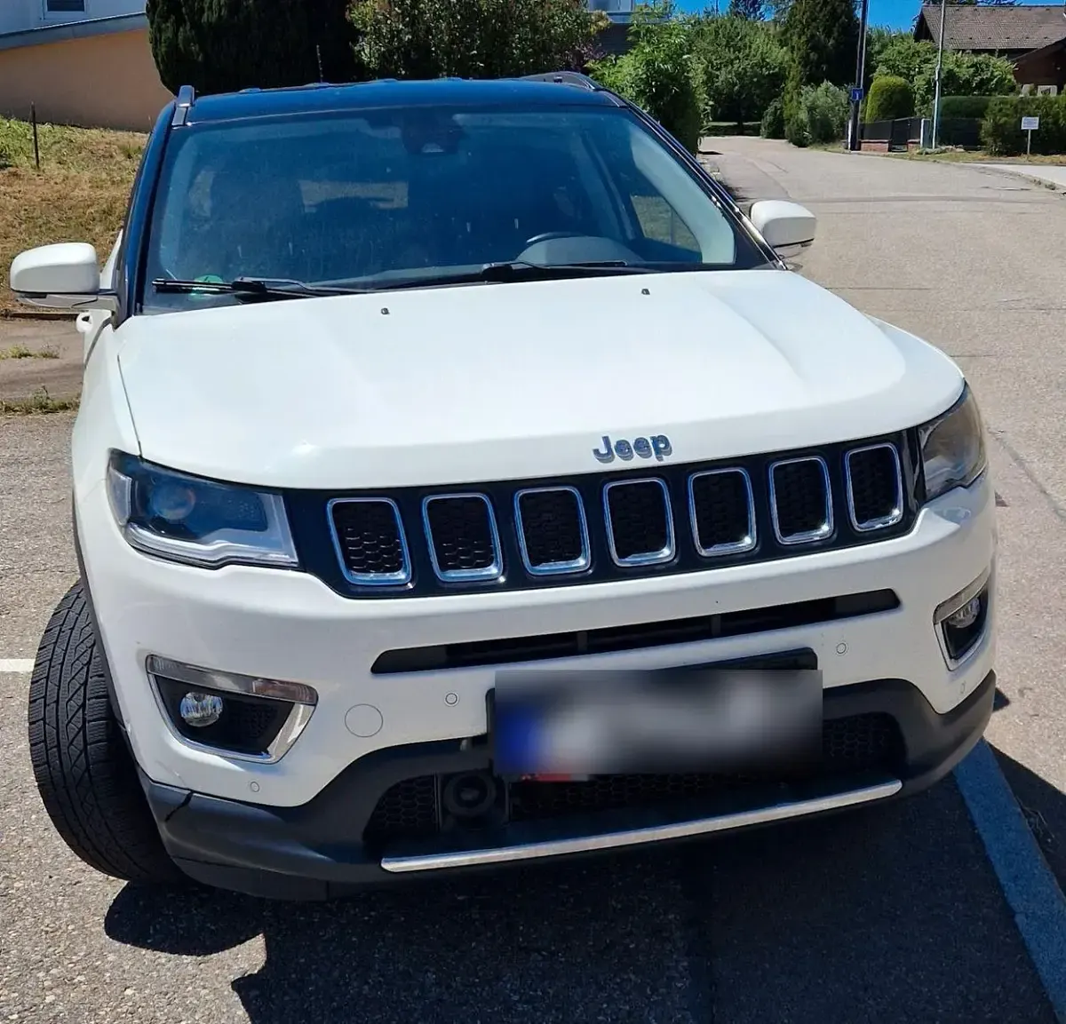 Gebraucht Jeep Compass Limited 170 PS (125 kW) 2018 Weiß SUV