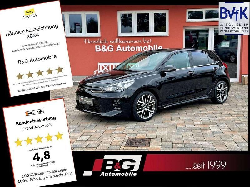 Schwarz Gebraucht 2021 Kia Rio GT-Line Kleinwagen | 16.350 € (Fairer Preis) - Bild 1/4