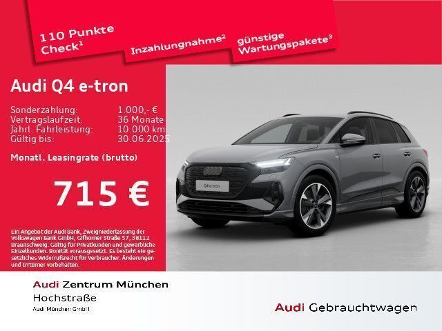 Kieselgrau Gebraucht 2025 Audi Q4 e-tron Comfort SUV | 58.391 € (Etwas zu teuer) - Bild 1/2