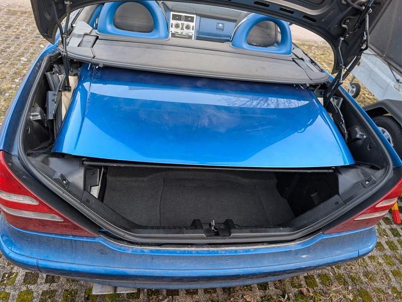 Gebraucht Mercedes SLK320 218 PS (160 kW) 2000 Blau Cabrio