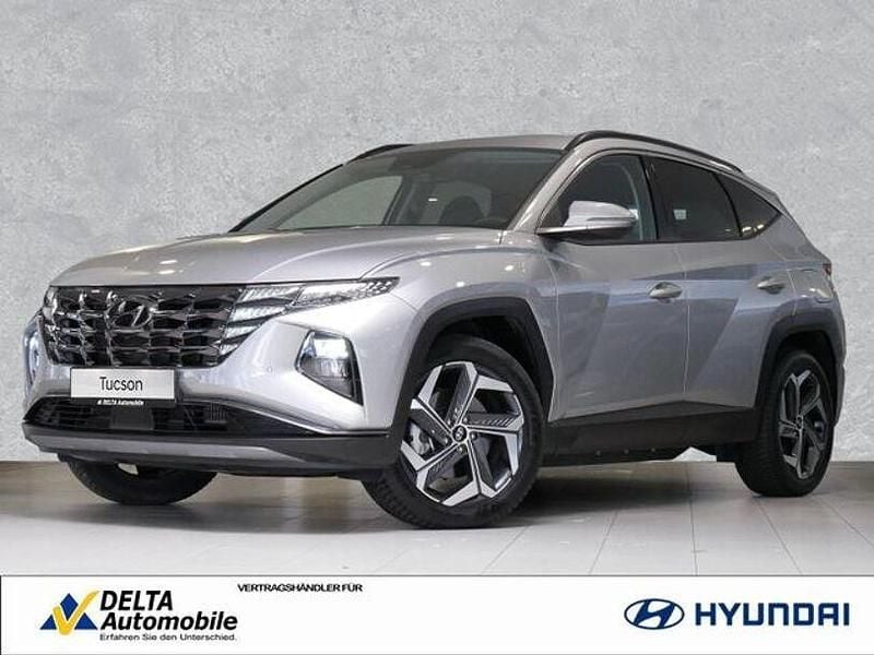 Shimmering silver / met Gebraucht 2022 Hyundai Tucson Trend SUV | 27.990 € (Guter Preis) - Bild 1/4