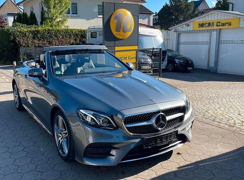 Grau Gebraucht 2018 Mercedes E450 AMG line Cabrio | 43.790 € (Fairer Preis) - Bild 1/4