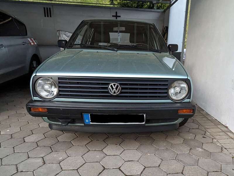 Grün Gebraucht 1990 VW Golf II Limousine | 4.450 € - Bild 1/4