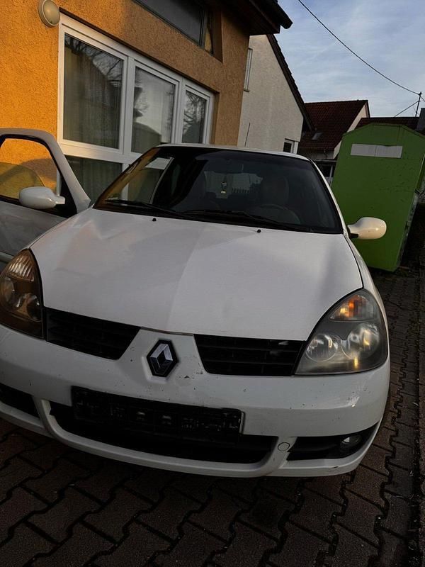 Weiß Gebraucht 2008 Renault Clio II Campus Kleinwagen | 650 € - Bild 1/4