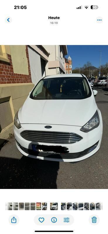 Weiß Gebraucht 2016 Ford C-MAX Van / Kleinbus | 11.000 € (Etwas zu teuer) - Bild 1/4