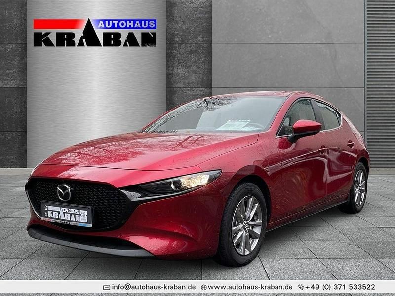 Gebraucht Mazda 3 Selection 122 PS (89 kW) 2019 Soul red crystal m Limousine
