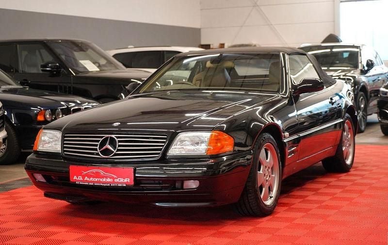 Schwarz Gebraucht 2001 Mercedes SL280 Cabrio | 9.950 € - Bild 1/4