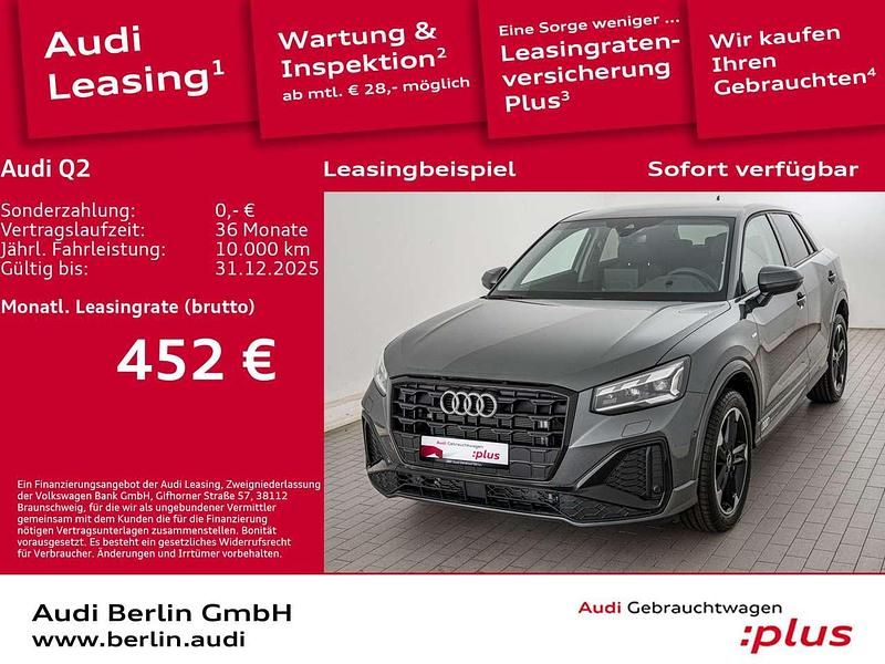 Daytonagrau perleffekt Gebraucht 2025 Audi Q2 S-Line SUV | 35.600 € (Teuer) - Bild 1/3