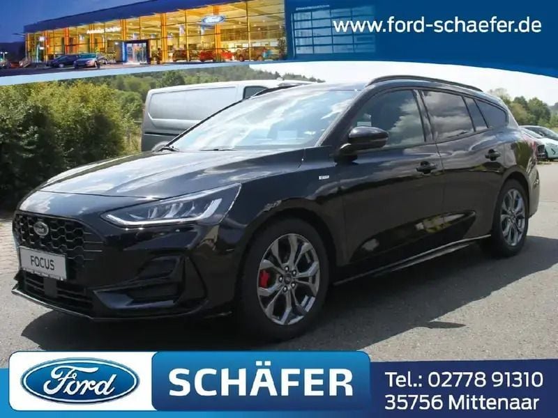 Obsidianschwarz metallic Gebraucht 2023 Ford Focus ST-Line X Kombi | 26.990 € (Fairer Preis) - Bild 1/4