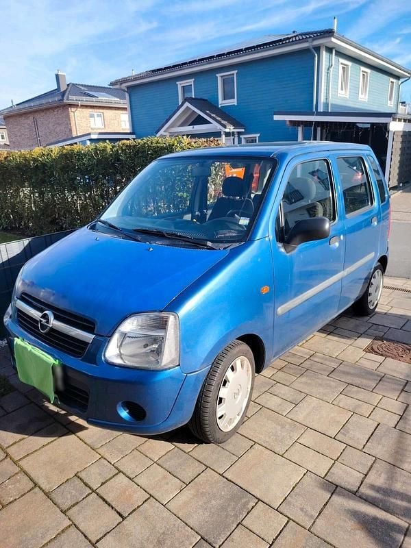 Gebraucht Opel Agila 60 PS (44 kW) 2004 Blau Van / Kleinbus