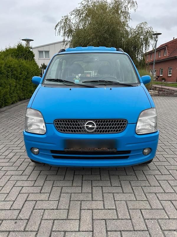 Blau Gebraucht 2001 Opel Agila Kleinwagen | 899 € (Fairer Preis) - Bild 1/4