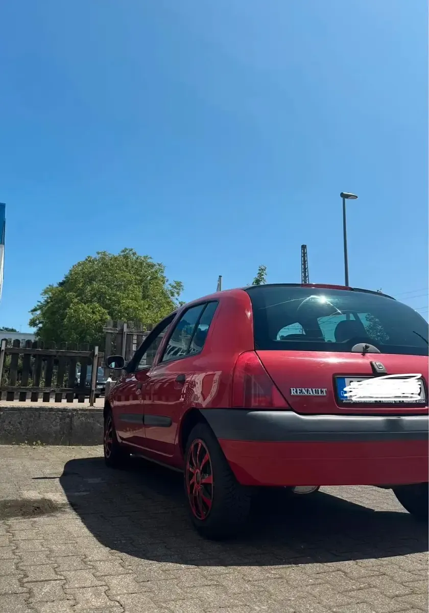 Usata Renault Clio II 2000 Rosso Utilitaria